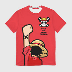 Футболка мужская One Piece - captain Monkey D Luffy, цвет: 3D-принт