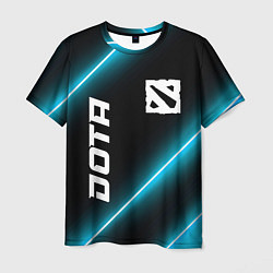 Мужская футболка Dota неоновые лампы