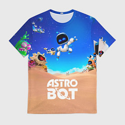 Мужская футболка Astro bot персонажи