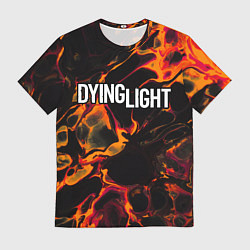 Мужская футболка Dying Light red lava