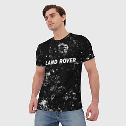 Футболка мужская Land Rover black ice, цвет: 3D-принт — фото 2