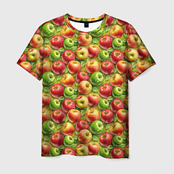 Мужская футболка Ароматные сочные яблоки