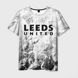 Мужская футболка Leeds United white graphite