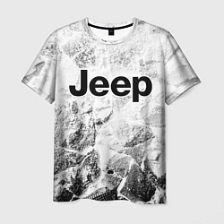 Мужская футболка Jeep white graphite