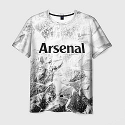 Мужская футболка Arsenal white graphite