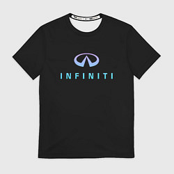 Мужская футболка Infiniti logo neon
