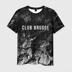 Футболка мужская Club Brugge black graphite, цвет: 3D-принт