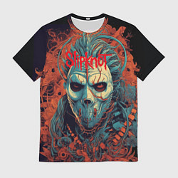Мужская футболка Slipknot в маске