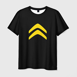 Мужская футболка Citroen logo yellow