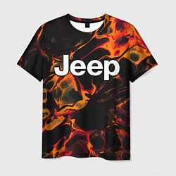 Мужская футболка Jeep red lava