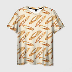 Мужская футболка The baguette pattern