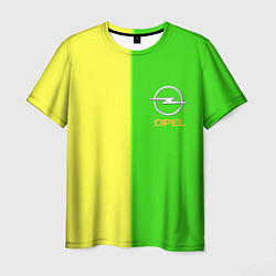 Футболка мужская Opel текстура, цвет: 3D-принт