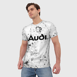 Футболка мужская Audi dirty ice, цвет: 3D-принт — фото 2