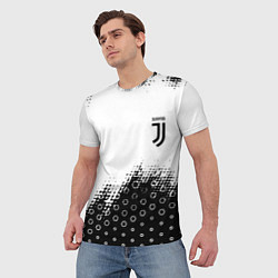 Футболка мужская Juventus sport steel, цвет: 3D-принт — фото 2