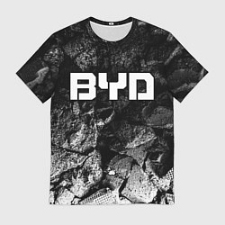 Мужская футболка BYD black graphite