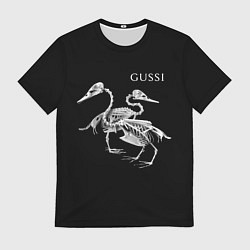 Мужская футболка Gussi - two skeletons of a goose