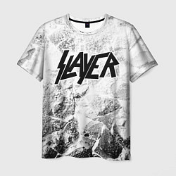 Мужская футболка Slayer white graphite