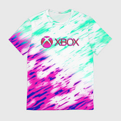 Мужская футболка Xbox краски текстура игры