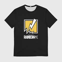 Мужская футболка Rainbow six game steel ubisoft