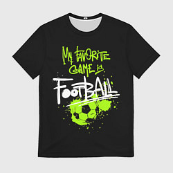 Мужская футболка Моя любимая игра футбол