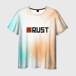 Мужская футболка RUST gradient