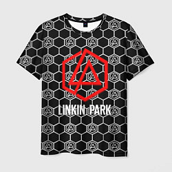 Мужская футболка Linkin park logo pattern