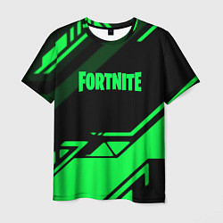 Мужская футболка Fortnite geometry green