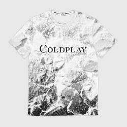 Футболка мужская Coldplay white graphite, цвет: 3D-принт