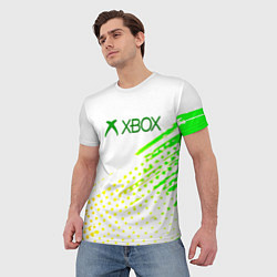 Футболка мужская Xbox краски текстура геймер, цвет: 3D-принт — фото 2