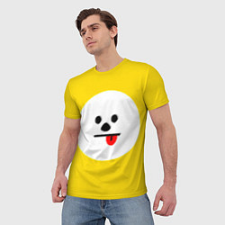 Футболка мужская BT21 - Chimmy, цвет: 3D-принт — фото 2