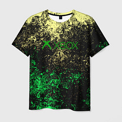 Мужская футболка Xbox брызги красок