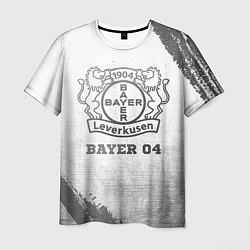 Мужская футболка Bayer 04 - white gradient