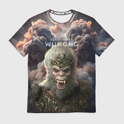 Футболка мужская Sun Wukong Black myth wukong, цвет: 3D-принт