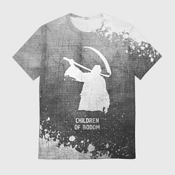 Мужская футболка Children of Bodom - grey gradient