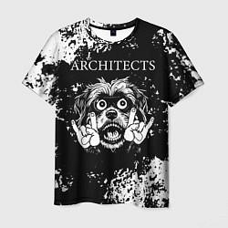 Мужская футболка Architects рок пес