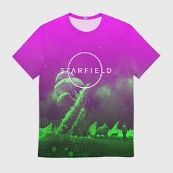 Мужская футболка Starfield space rpg