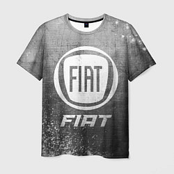 Мужская футболка Fiat - grey gradient