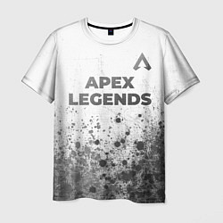 Мужская футболка Apex Legends - white gradient посередине