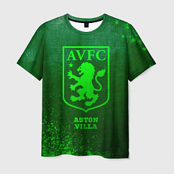 Мужская футболка Aston Villa - green gradient