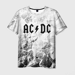 Мужская футболка AC DC white graphite