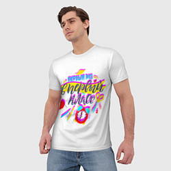 Футболка мужская В первый класс, цвет: 3D-принт — фото 2