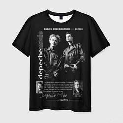 Мужская футболка Depeche Mode Black Celebration 1986