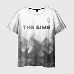 Мужская футболка The Sims - white gradient посередине