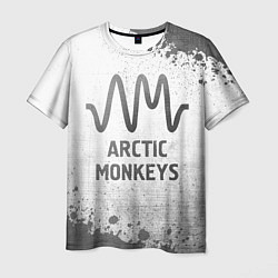 Мужская футболка Arctic Monkeys - white gradient