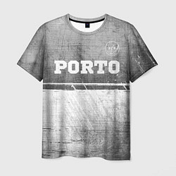 Мужская футболка Porto - grey gradient посередине