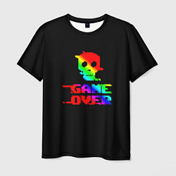 Футболка мужская Game over gradient, цвет: 3D-принт