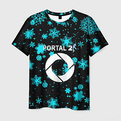 Мужская футболка Portal winter