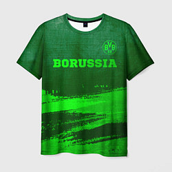 Мужская футболка Borussia - green gradient посередине