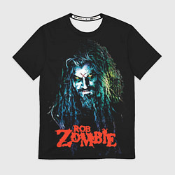 Футболка мужская Rob zombie portrait, цвет: 3D-принт