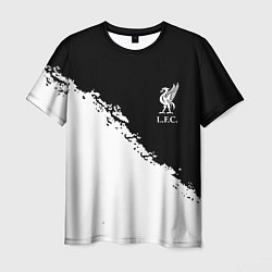 Футболка мужская Liverpool fc белые краски, цвет: 3D-принт